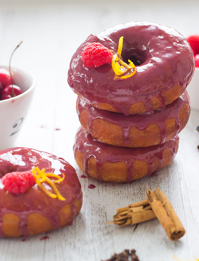 Mulled Wine Glazed Doughnuts Christmas in July