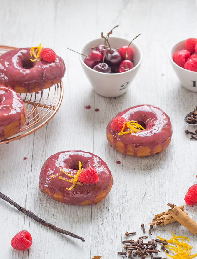 Mulled Wine Glazed Doughnuts Christmas in July