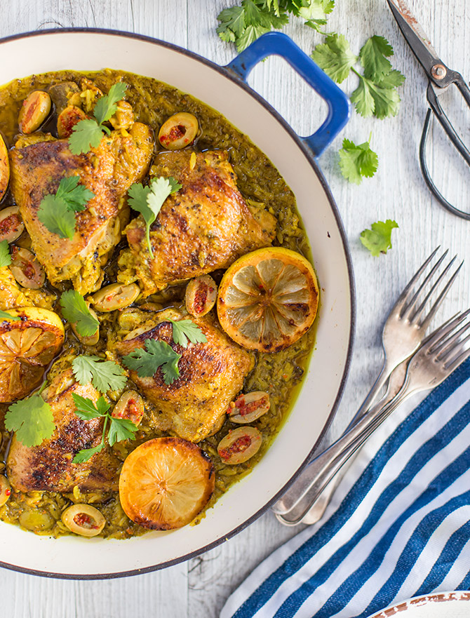 One Pot Moroccan Chicken