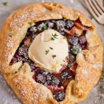 Plum, Blueberry and Thyme Galette