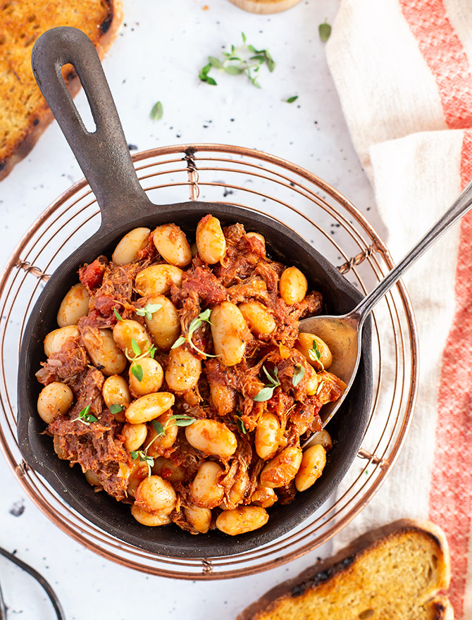 Pulled Pork Baked Beans