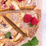 Raspberry Nectarine Frangipane Tart