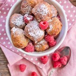 Raspberry Ricotta Doughnuts