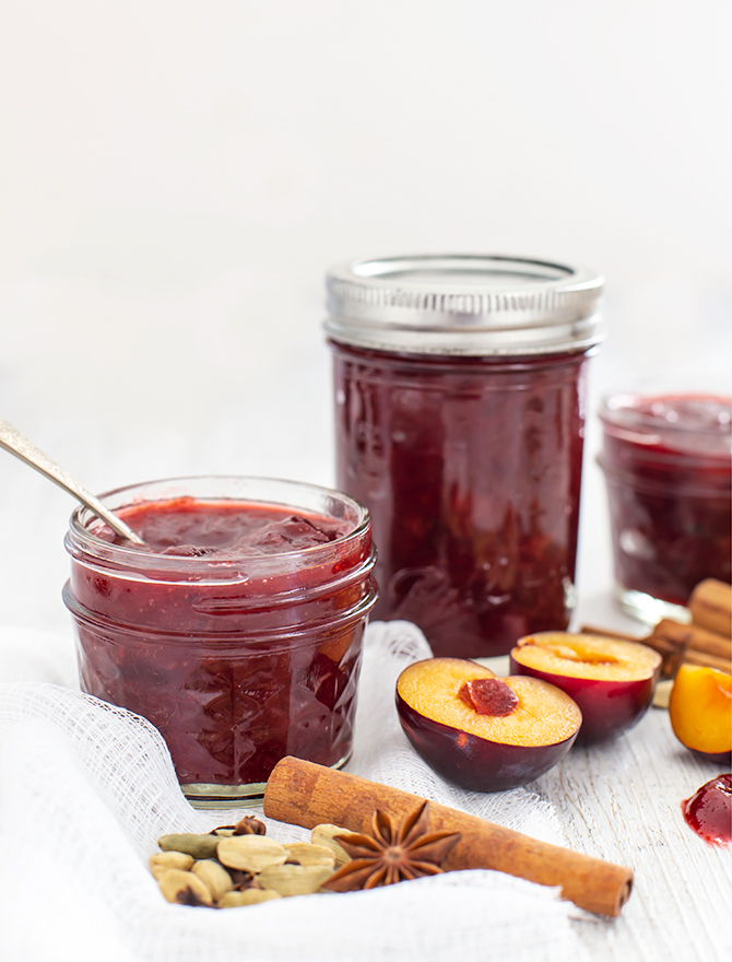 Roasted Spiced Plum Jam