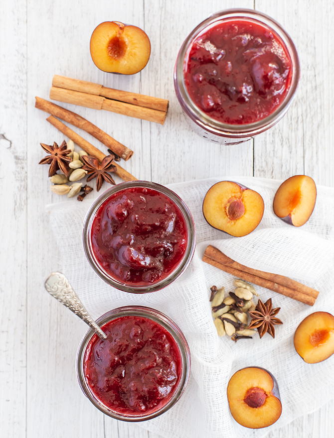 Roasted Spiced Plum Jam