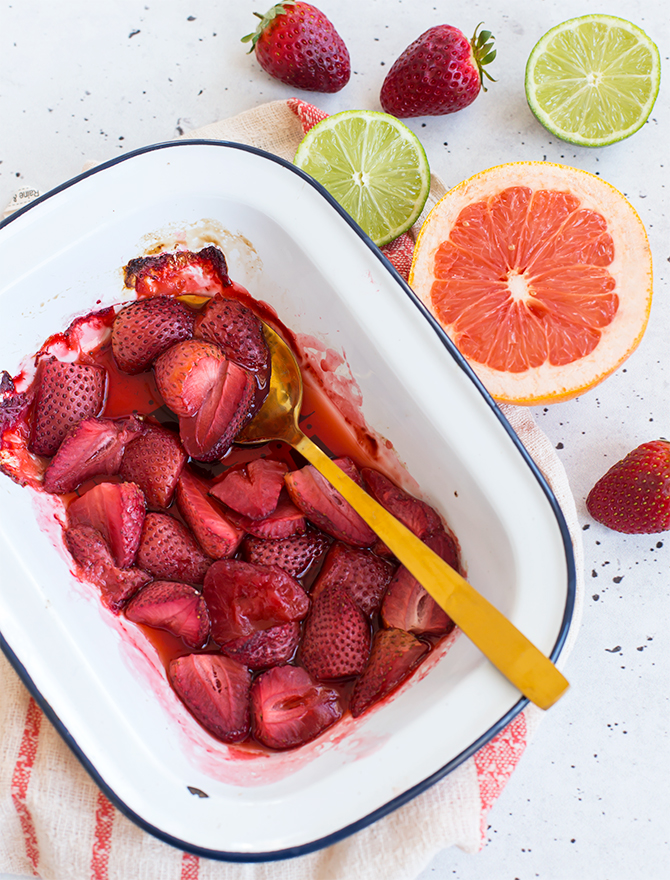 Roasted Strawberry Paloma