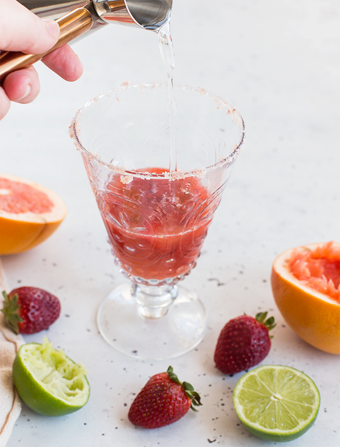 Roasted Strawberry Paloma