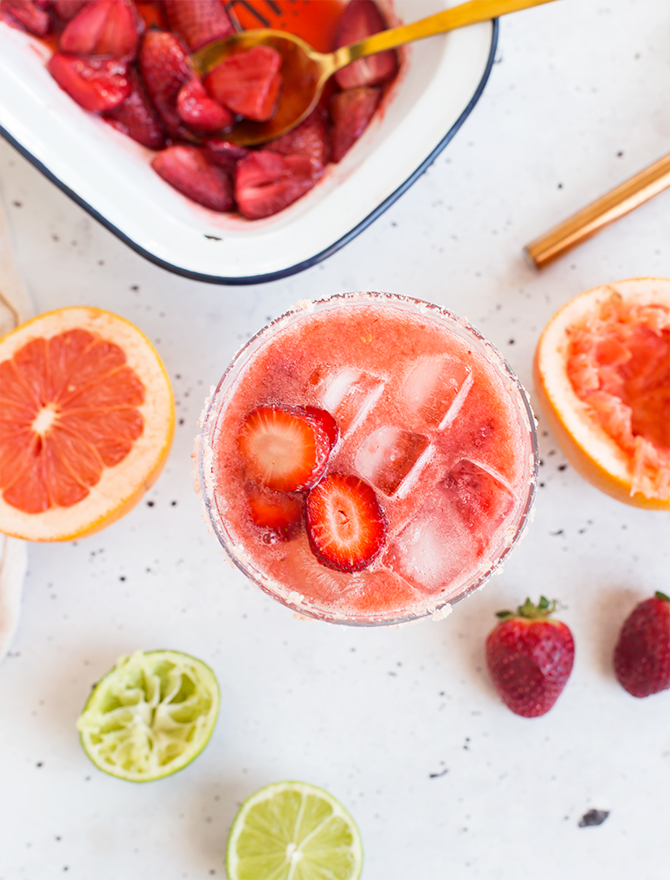 Roasted Strawberry Paloma