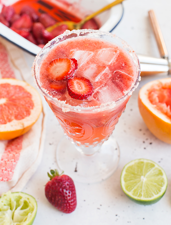 Roasted Strawberry Paloma