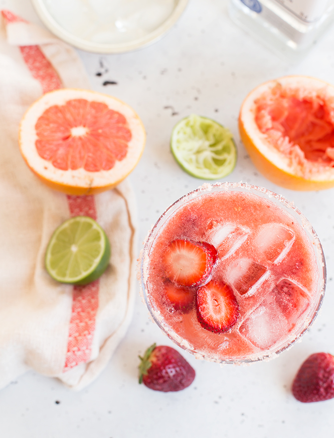 Roasted Strawberry Paloma