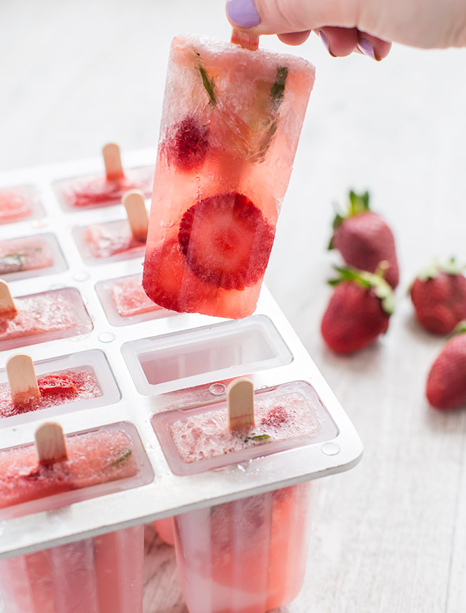 Rosé Sangria Popsicles