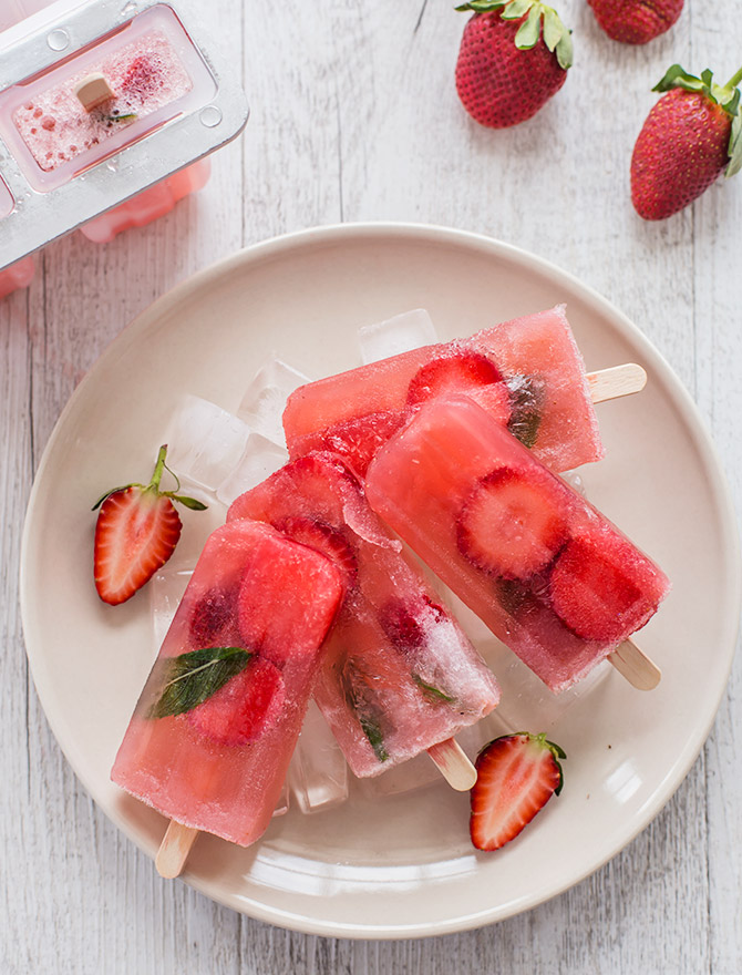 Rosé Sangria Popsicles