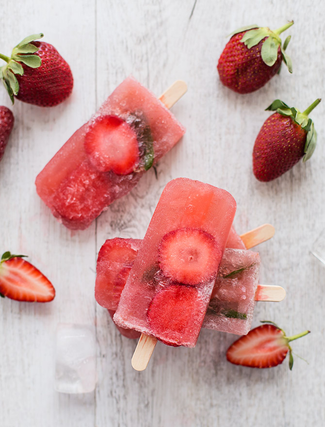 Rosé Sangria Popsicles