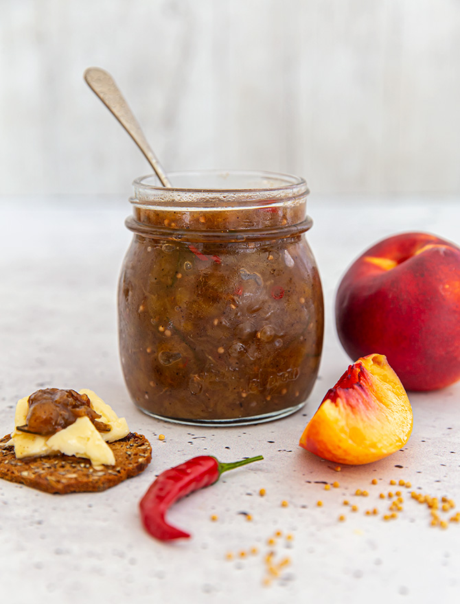 Spiced Nectarine Chilli Chutney