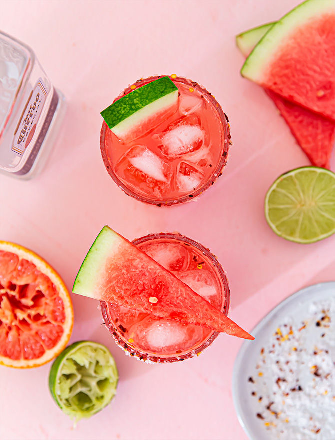 Spicy Watermelon Paloma