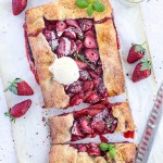 Strawberry and Thyme Galette Tart