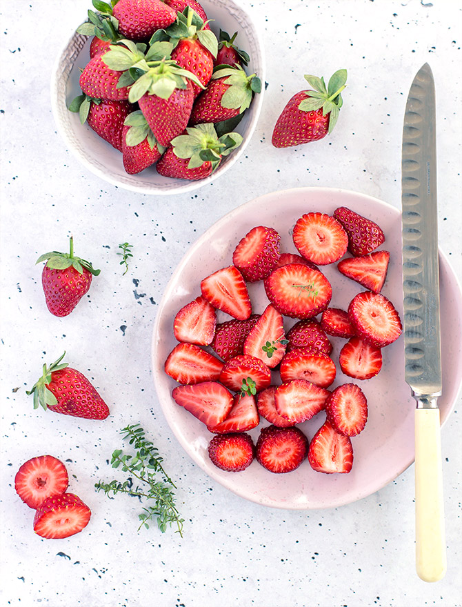 Strawberry and Thyme Galette Tart