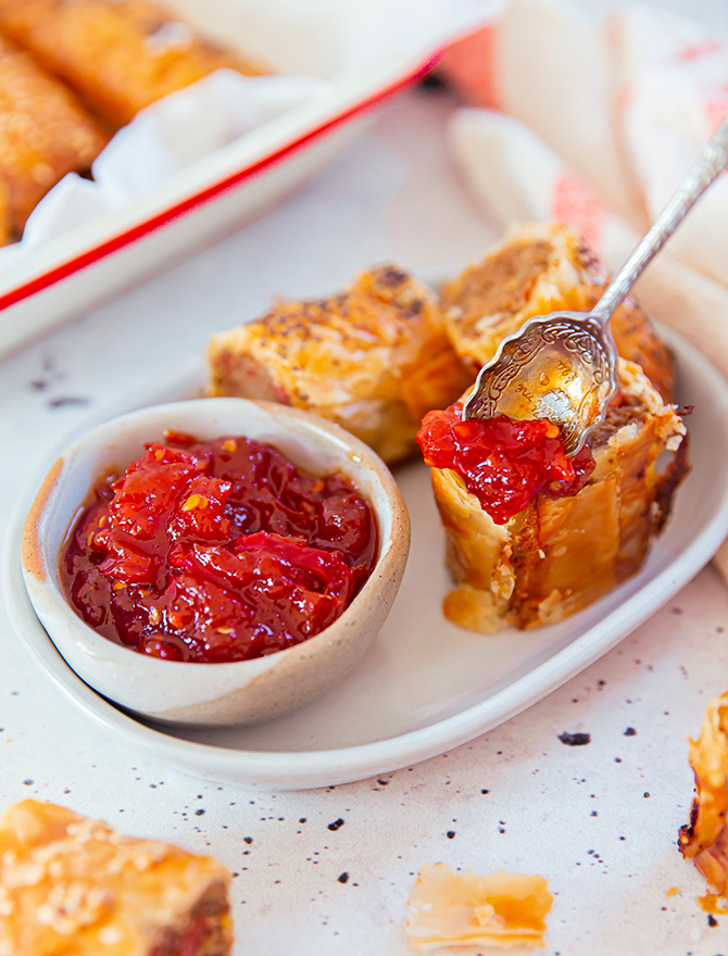 Veal and Chorizo Sausage Rolls