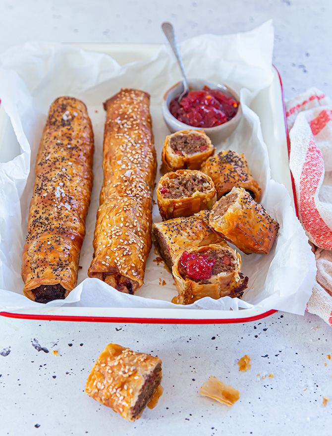 Veal and Chorizo Sausage Rolls