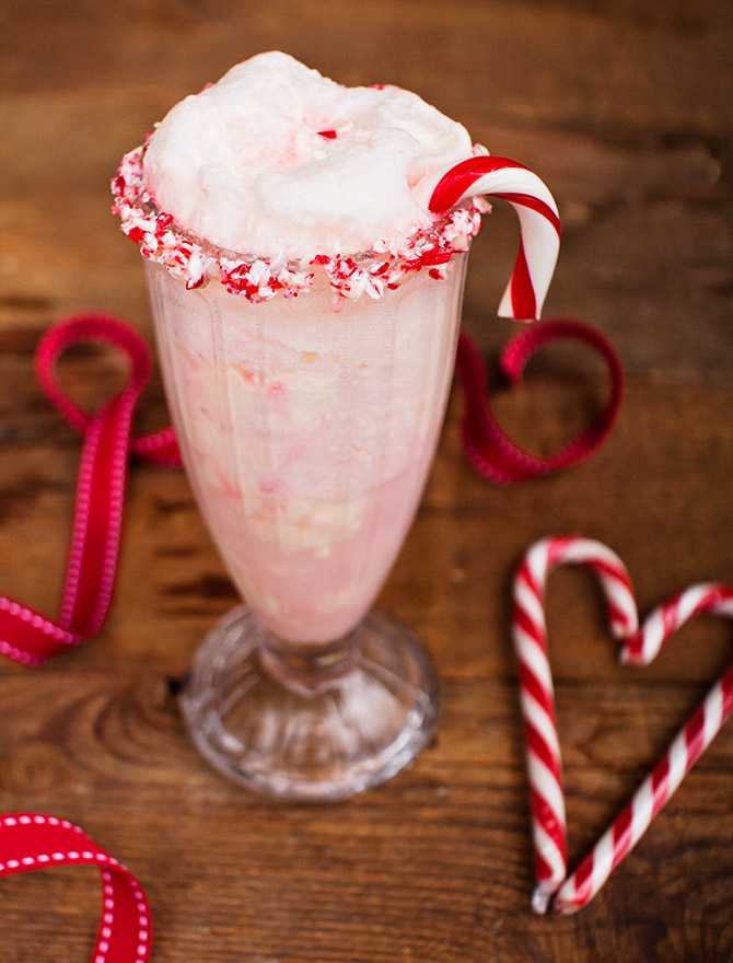 boozy candy cane spiders