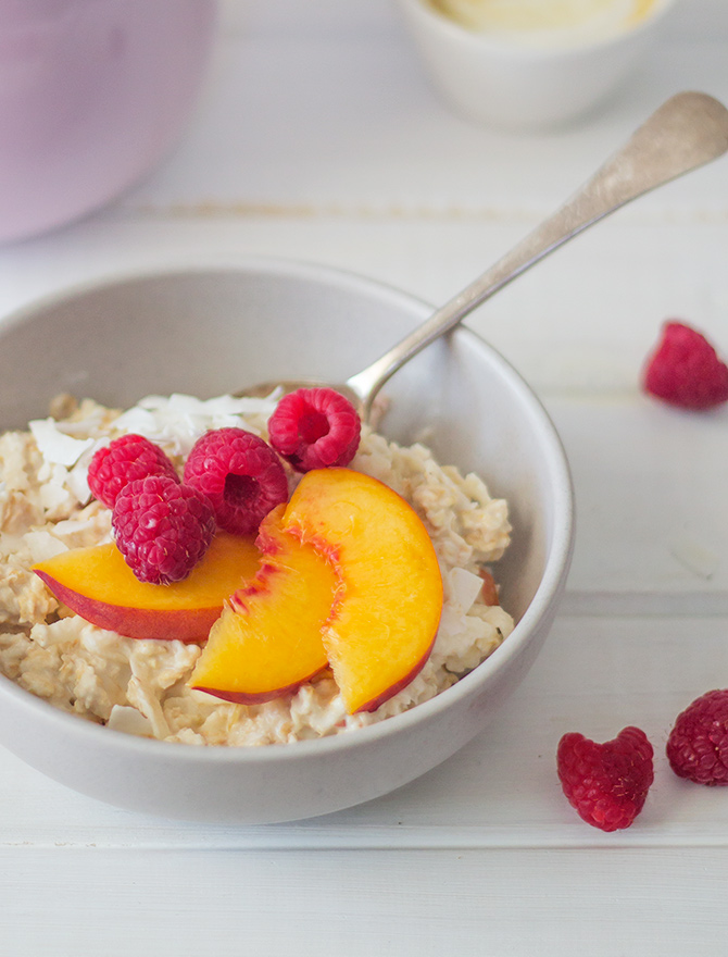 coconut bircher overnight oats