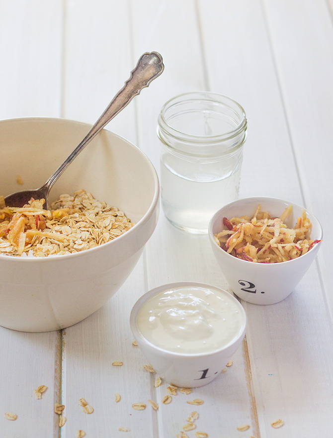 coconut bircher overnight oats