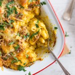 Pumpkin Cauliflower Mac and Cheese