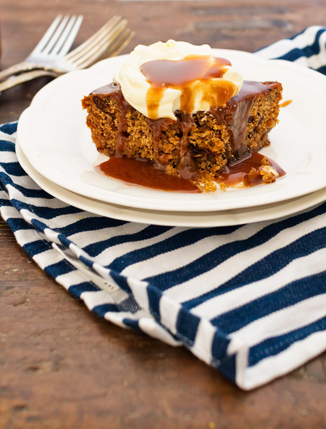 Sticky Date Bourbon and Cola Pudding