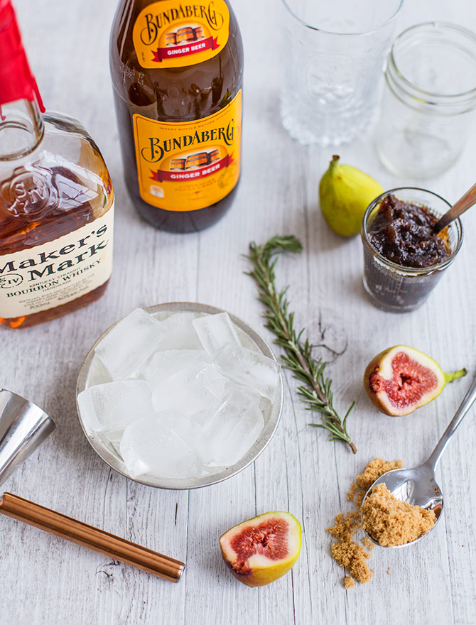 Sticky Date Bourbon Smash Cocktail