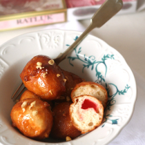 Turkish Delight Doughnuts