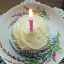 One Whole Year: Butternut Cupcakes with Cream Cheese Icing