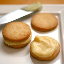 Yoyos with White Chocolate Passionfruit Ganache