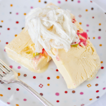 Turkish Delight and Pistachio Semifreddo