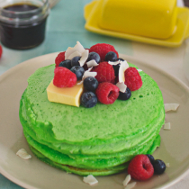 Pandan Pancakes