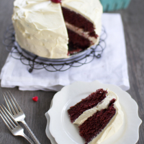 Chocolate Red Velvet Cake, and a Book Review