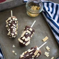 Lamington Ice Cream Pops