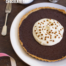 Gingerbread Chocolate Tart