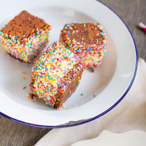 Cake Batter Ice Cream Sandwiches