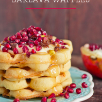 Baklava Waffles (Gluten Free)