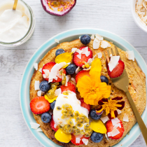 Carrot Cake Ricotta Pancake - Café Style Breakfast