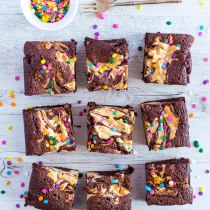 Funfetti Cheesecake Brownies