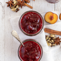 Roasted Spiced Plum Jam