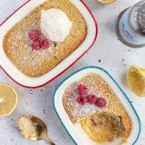 French Earl Grey Lemon Delicious Pudding