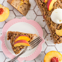 Peach Crumble Cake