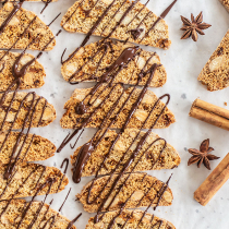 Chai, Fig and Almond Biscotti