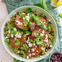 Spiced Pumpkin, Fetta and Pearl Barley Salad